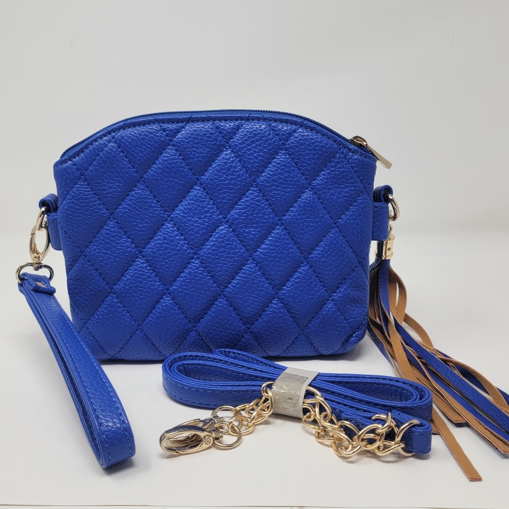 Royal Blue Wristlet/ Crossbody
